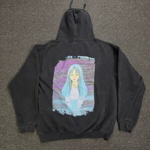 Junji Ito Tomie Hoodie Mens Large Black Anime Manga Ripple Junction Pullover